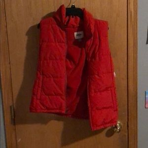 Red vest from Old Navy!